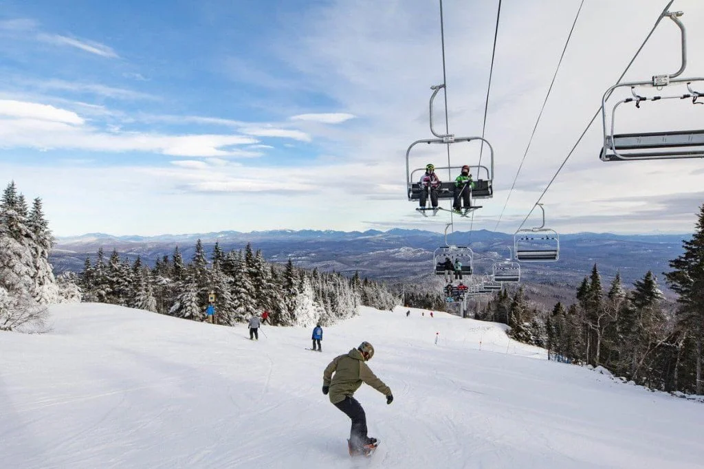 Snowboarding at Gore Mountain