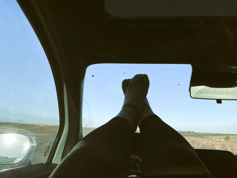 Youtube helped me learn how to drive a manual car for my Portugal road trip 1 Traveling Bouquet